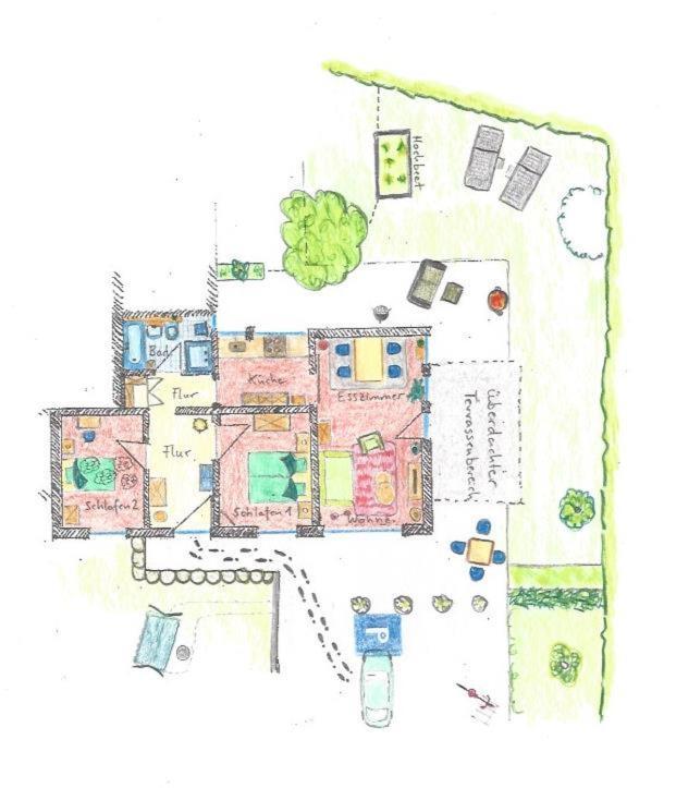 Ferienwohnung "Zum Paladin" Berg  Exterior photo